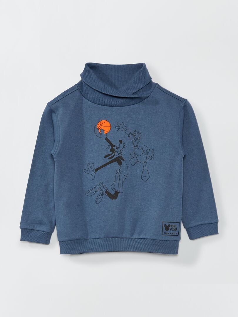 Sweat 'Disney' facile à enfiler Bleu - Kiabi