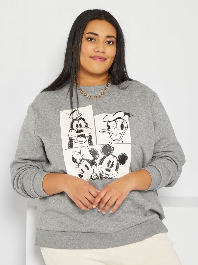 Sweat 'Disney' gris - Kiabi