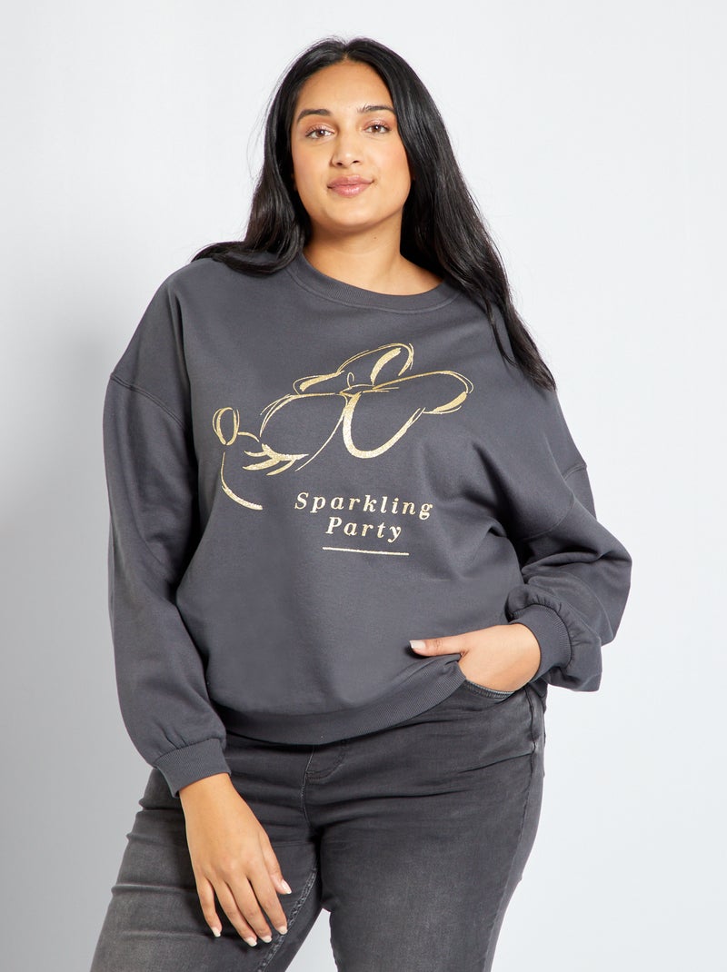Sweat 'Disney' Gris - Kiabi