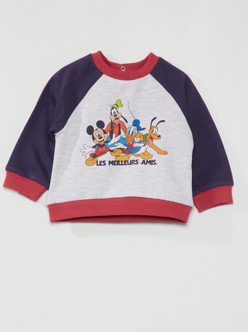 Sweat 'Disney' Gris - Kiabi