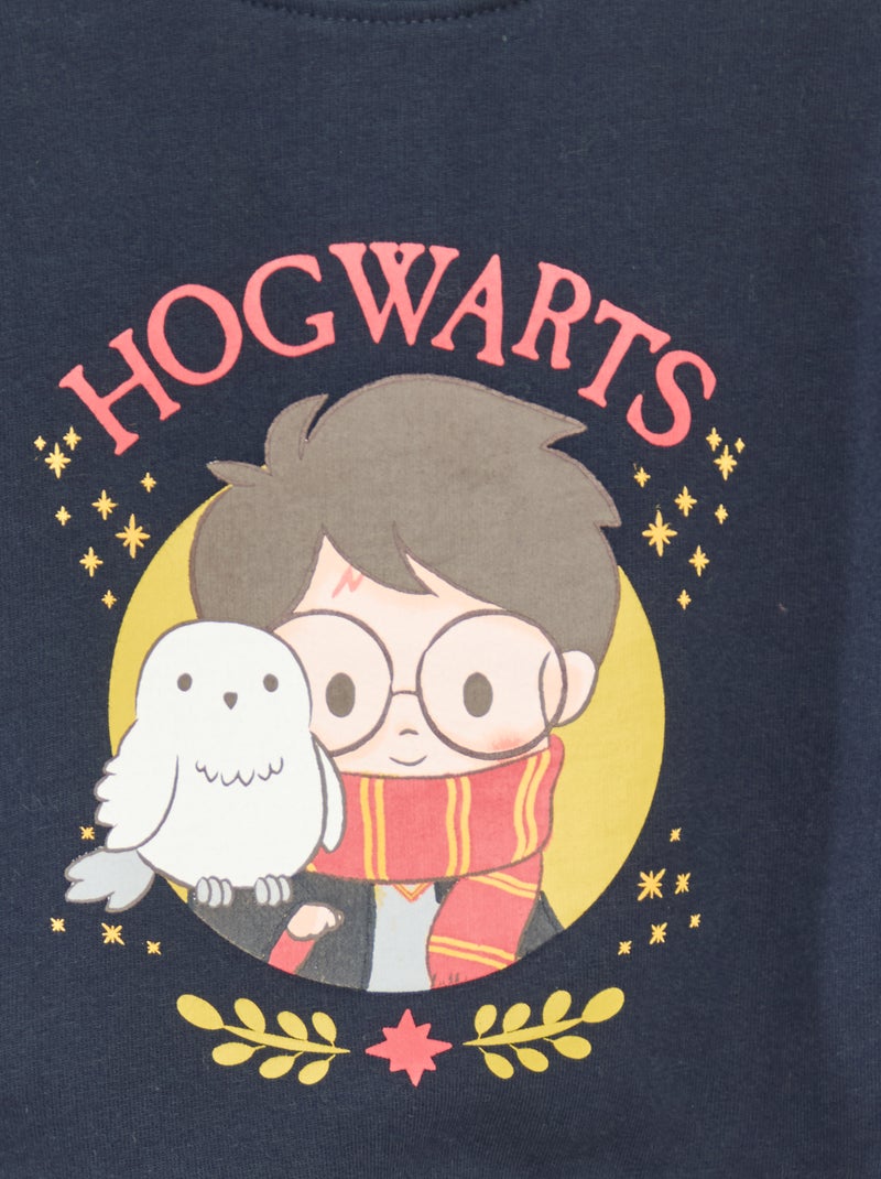 Sweat 'Disney' 'Harrypotter' en polaire coton Bleu - Kiabi