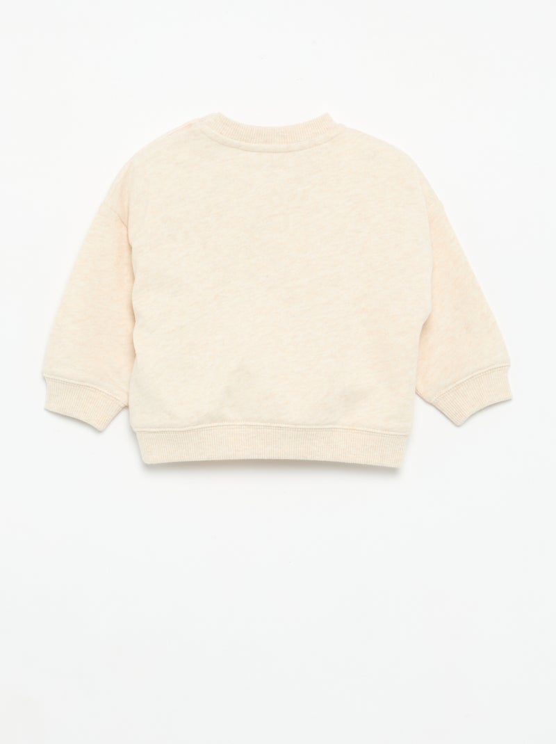 Sweat 'Disney' imprimé Beige - Kiabi