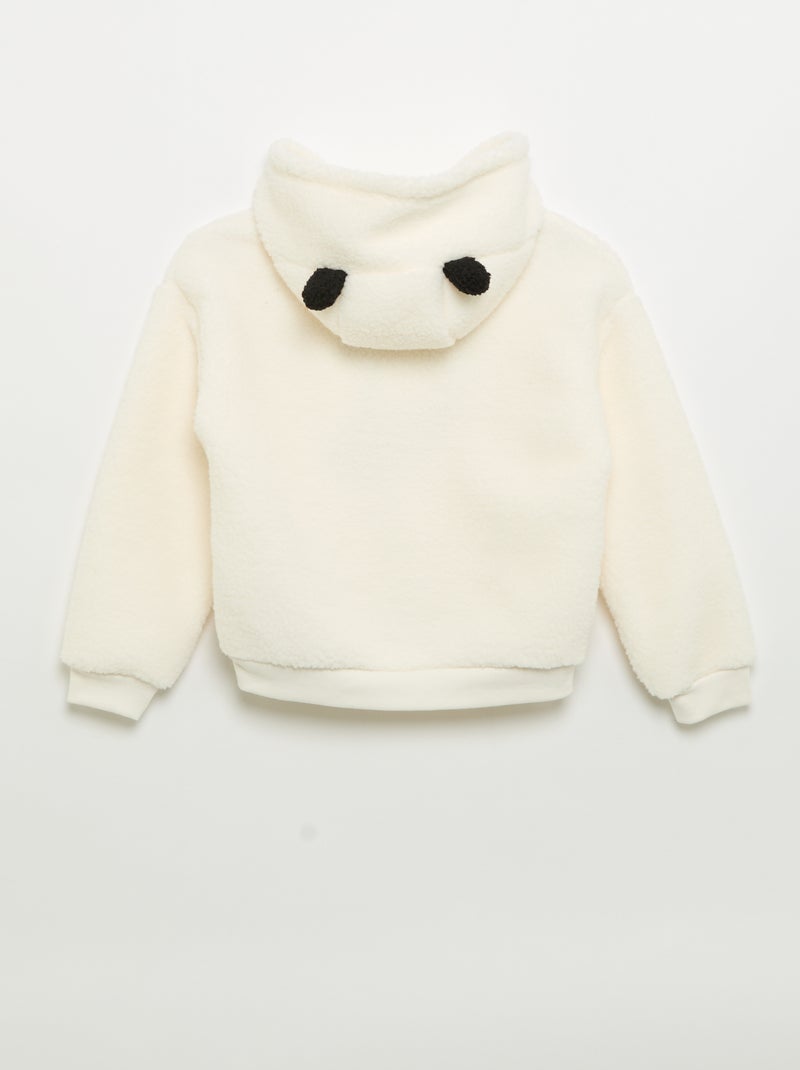 Sweat 'Disney' 'Minnie' à capuche Blanc - Kiabi
