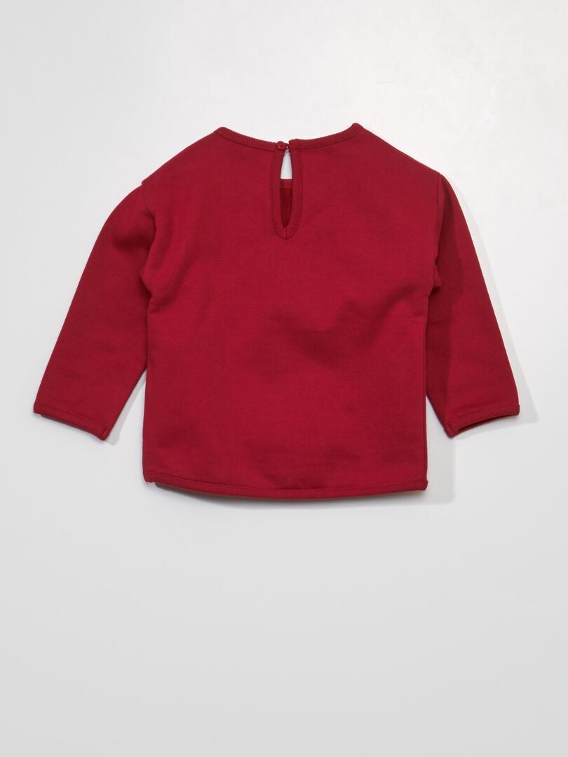 Sweat 'Disney' - rouge - Kiabi - 15.00€