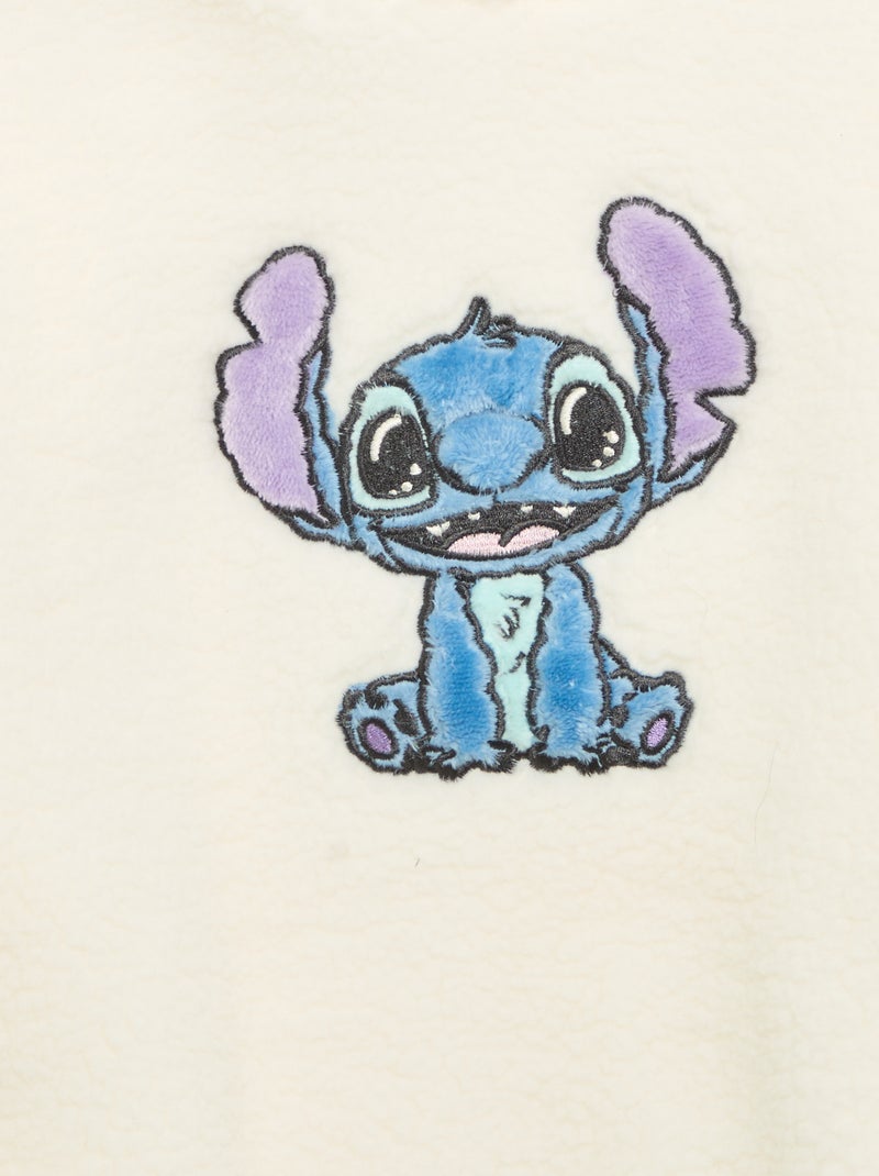 Sweat 'Disney' 'Stitch' à capuche Blanc - Kiabi