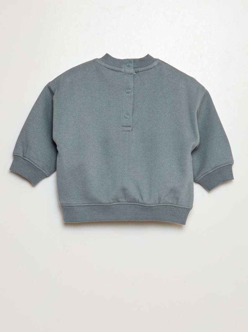 Sweat 'Disney' 'Stitch' imprimé en relief Bleu - Kiabi