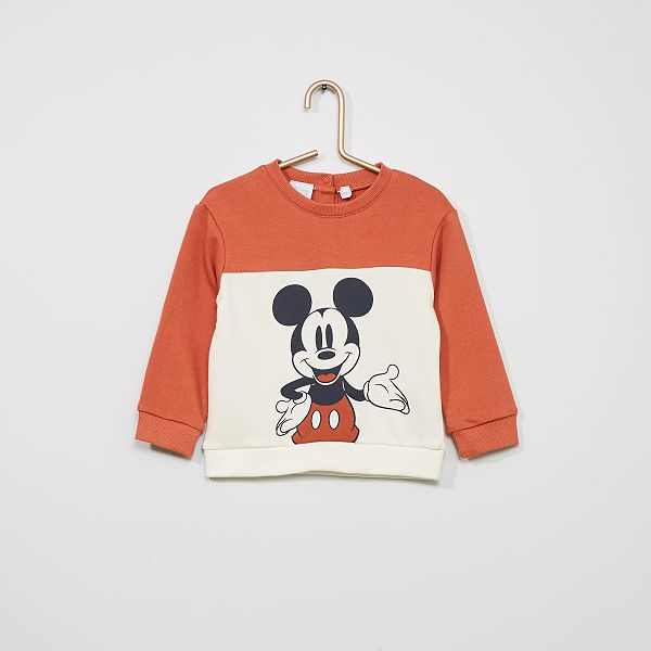Sweat Disney Style Color Block Bebe Garcon Rouille Kiabi 10 00