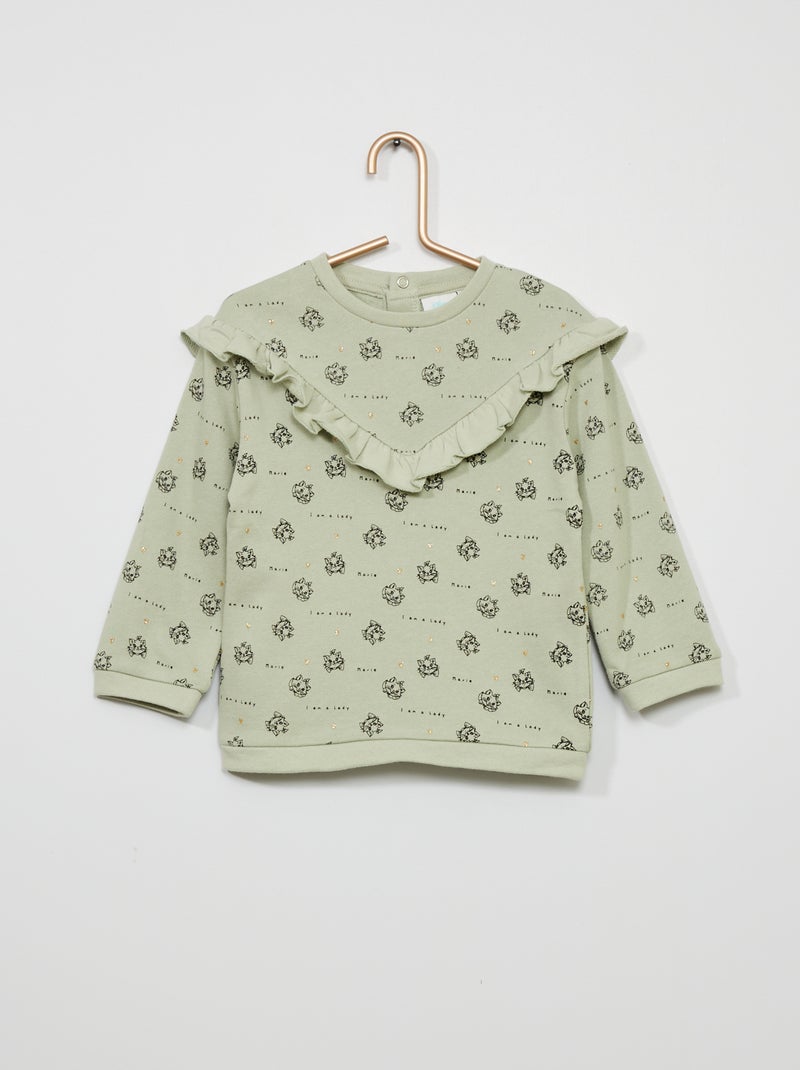 Sweat 'Disney' vert - Kiabi