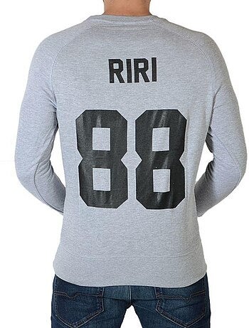 Sweat Eleven Paris Fix Hiri M Gris Chiné