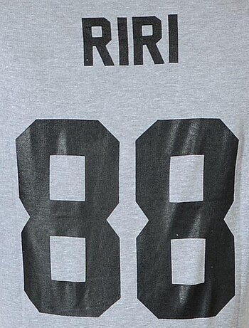 Sweat Eleven Paris Fix Hiri M Gris Chiné