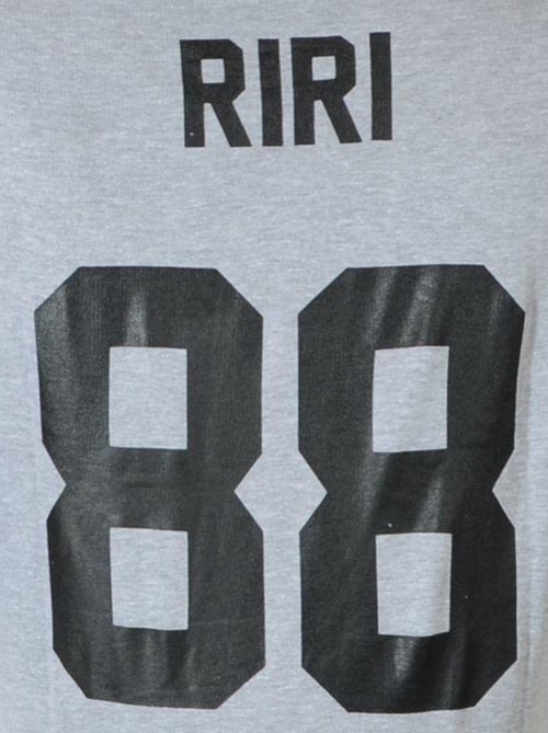 Sweat Eleven Paris Fix Hiri M Gris Chiné - Kiabi