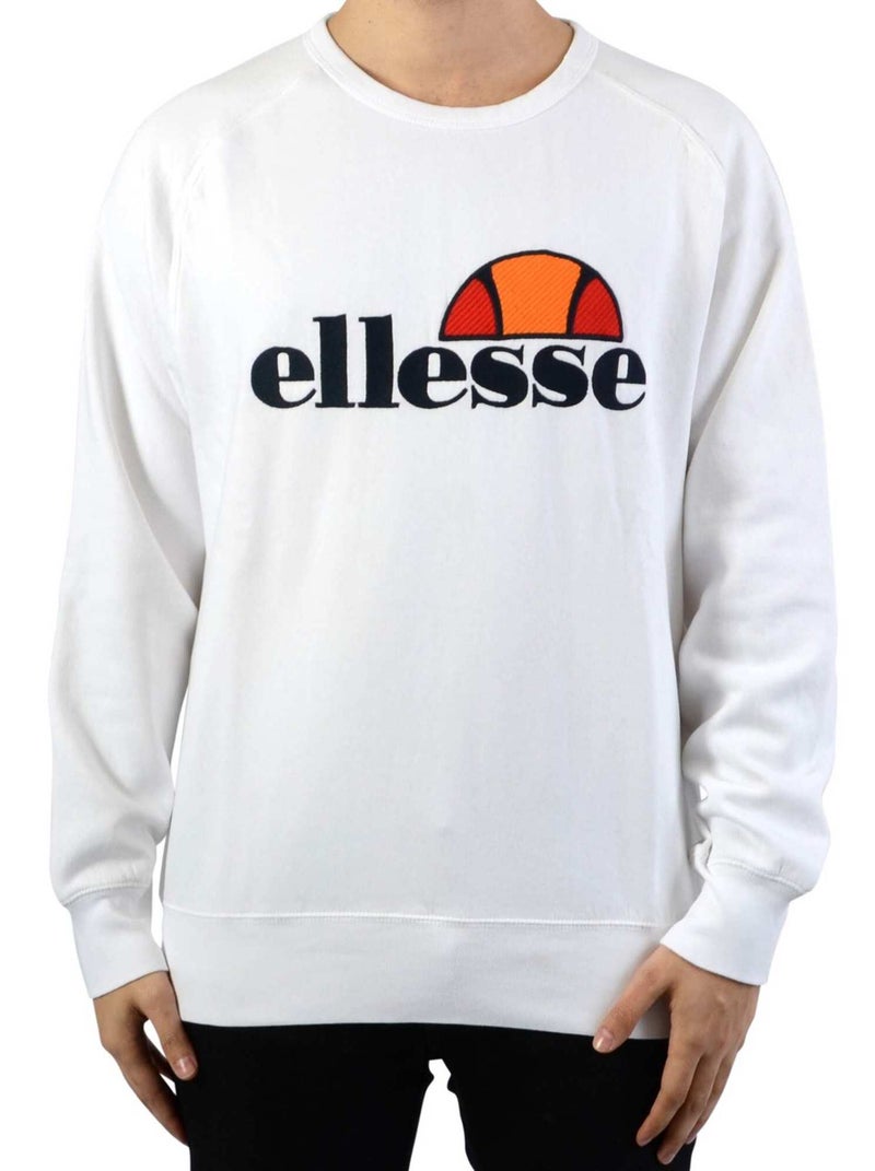 Sweat Ellesse Heritage EH H CREW NECK UNI Blanc - Kiabi