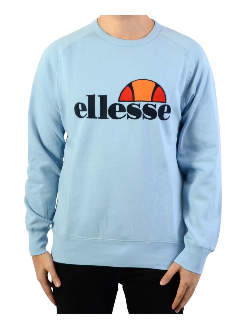 Sweat Ellesse Heritage EH H CREW NECK UNI Bleu ciel - Kiabi