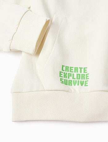 Sweat en Coton à Capuche Minecraft