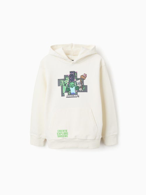 Sweat en Coton à Capuche Minecraft - Kiabi