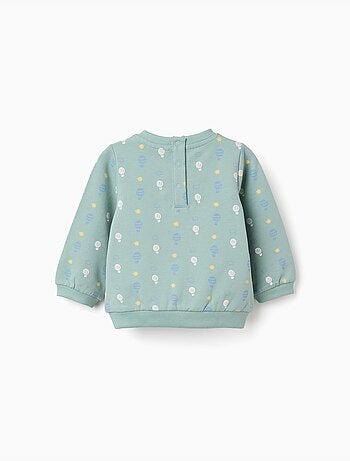 Sweat en coton à motif de montgolfière