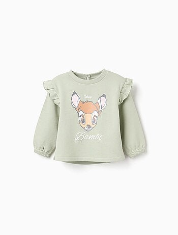 Sweat en Coton à Volants Bambi