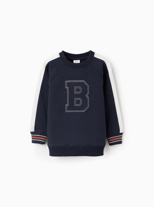 Sweat en Coton avec Broderie - Kiabi