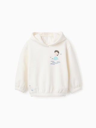 Sweat en Coton avec Capuche