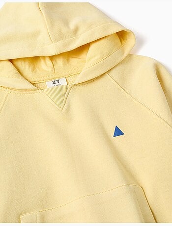 Sweat en coton avec capuche et poche kangourou