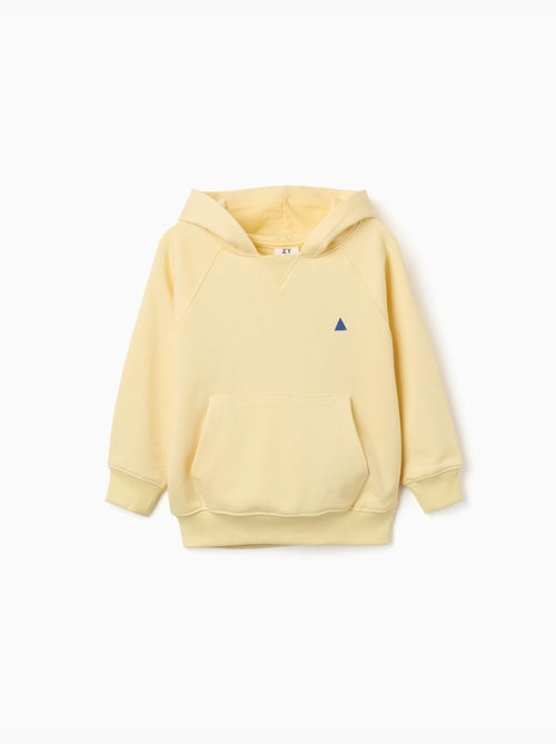 Sweat en coton avec capuche et poche kangourou - Kiabi Sweat en coton avec capuche et poche kangourou - Kiabi