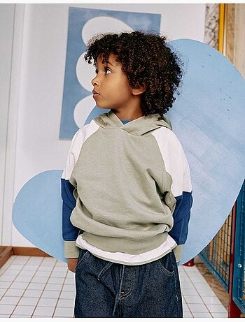 Sweat en coton avec capuche