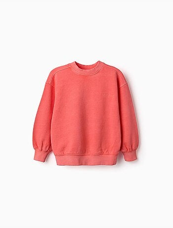 Sweat en coton avec épaules tombantes