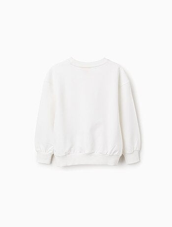 Sweat en Coton avec Épaules Tombantes Snoopy