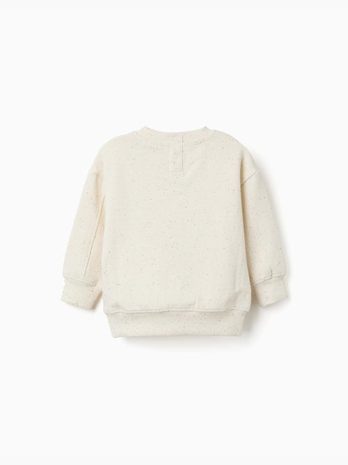 Sweat en coton avec fils colorés - Kiabi Sweat en coton avec fils colorés - Kiabi