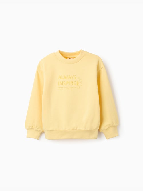 Sweat en coton avec imprimé Always Inspired - Kiabi