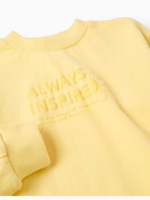 Sweat en coton avec imprimé Always Inspired - Kiabi