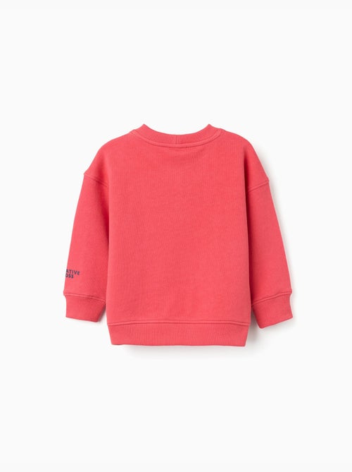 Sweat en coton avec imprimé Creative Boss - Kiabi