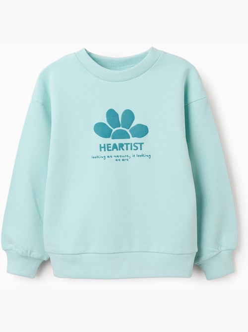 Sweat en coton avec imprimé Heartist - Kiabi