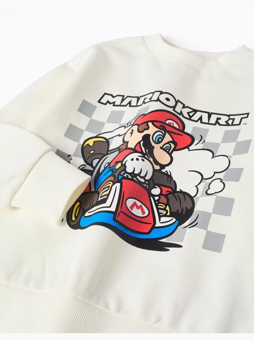 Sweat en coton avec imprimé Mario Kart - Kiabi Sweat en coton avec imprimé Mario Kart - Kiabi