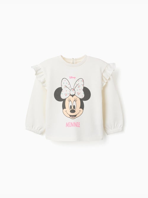 Sweat en coton avec imprimé Minnie - Kiabi