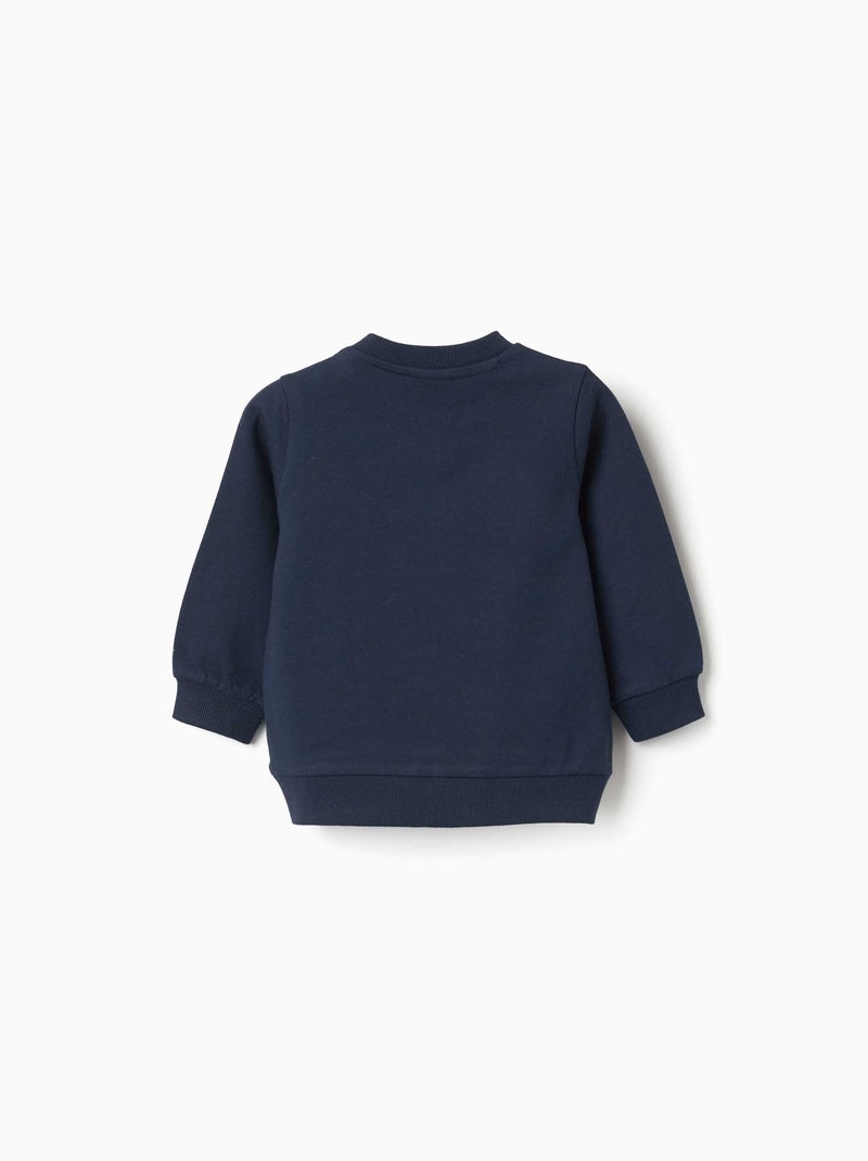 Sweat en coton avec imprimé Paddington Bleu foncé - Kiabi