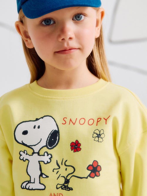 Sweat en coton avec Imprimé Snoopy - Kiabi