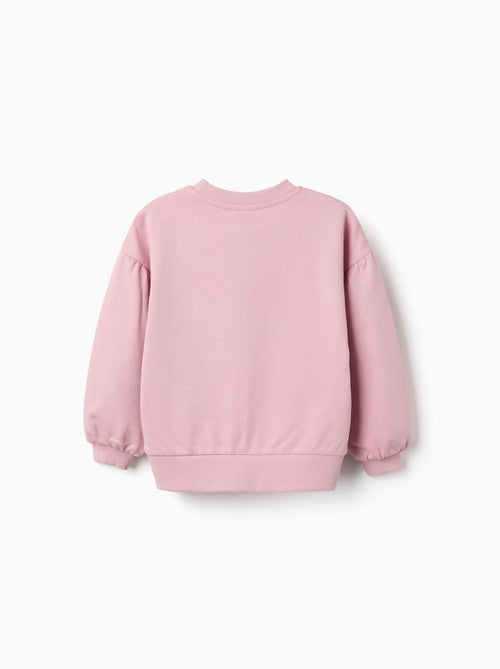 Sweat en coton avec imprimé Stitch et épaules tombantes - Kiabi