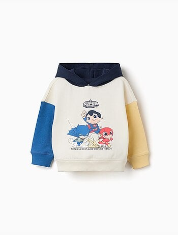 Sweat en coton avec imprimé Super Friends