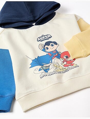 Sweat en coton avec imprimé Super Friends