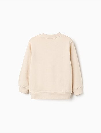 Sweat en coton avec imprimé Work of Art