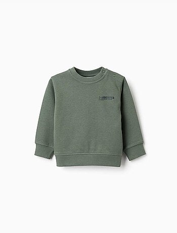 Sweat en coton avec imprimé ZY