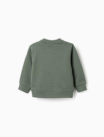 Sweat en coton avec imprimé ZY