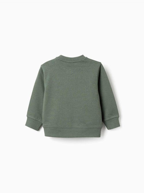 Sweat en coton avec imprimé ZY - Kiabi