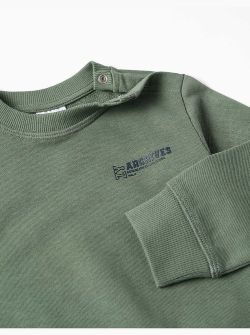 Sweat en coton avec imprimé ZY - Kiabi