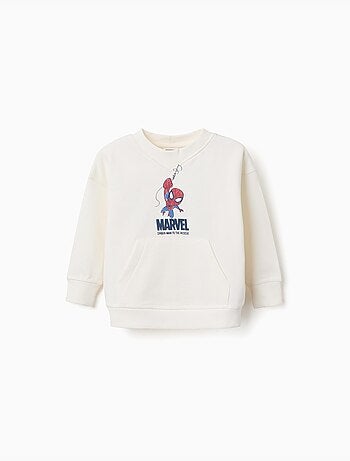 Sweat en coton avec imprimés spider-man
