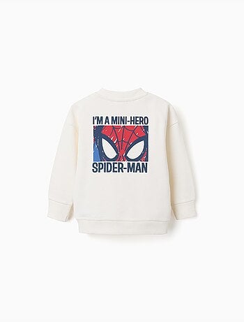Sweat en coton avec imprimés spider-man