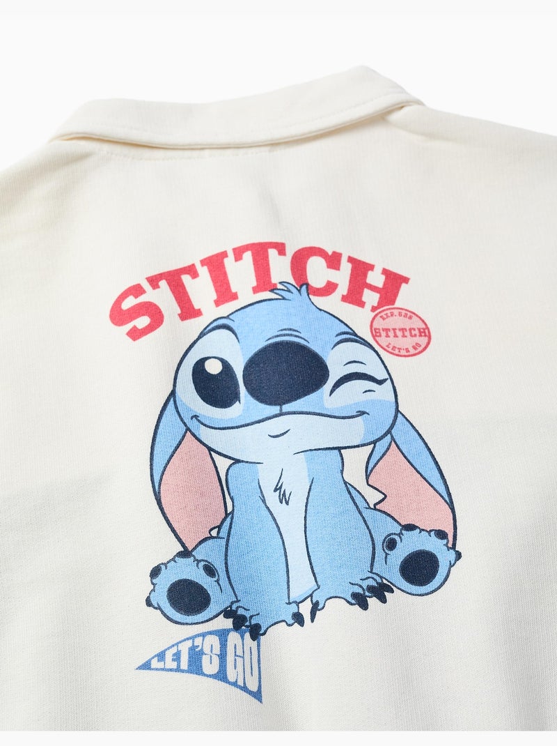 Sweat en coton avec imprimés stitch Bleu clair - Kiabi