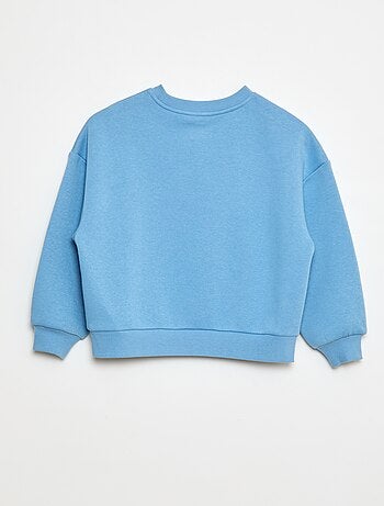 Sweat en coton avec motif au dos