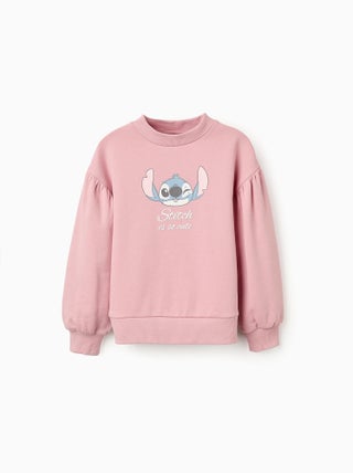 Sweat en Coton Imprimé Lilo et Stitch